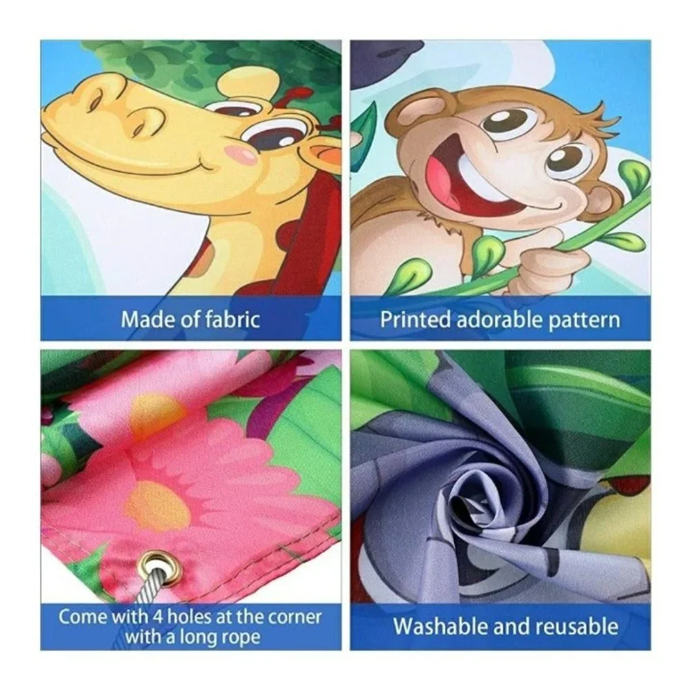 Blulu Safari Animals Decorations